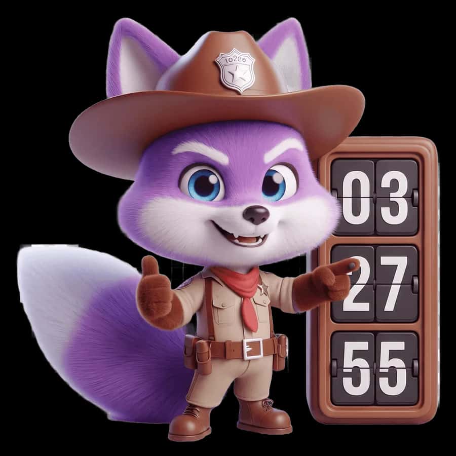 Ryder pointing at an exam countdown